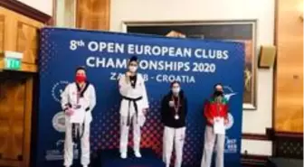 Milli taekwondoculardan 2 altın, 2 gümüş, 1 bronz madalya