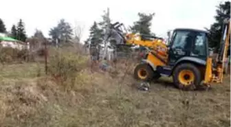 Bolu'da yaylalardaki kaçak bahçe ve çitler yıkıldı