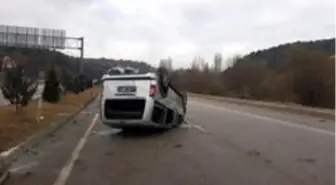 Karabük'te 2 ayrı trafik kazası : 1'i çocuk 4 yaralı