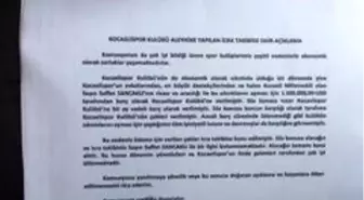 Aziz Yıldırım, Saffet Sancaklı'ya sahip çıktı