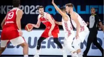 A Milli Erkek Basketbol Takımı, Hırvatistan'a 79-62 mağlup oldu