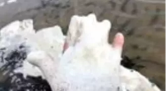 Eğirdir, kimyasal kirlilik nedeniyle köpürüyor