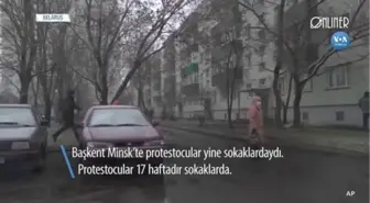 Belarus'ta Protestocular Pes Etmiyor