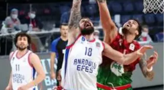 Basketbol Süper Ligi: Anadolu Efes: 74 - Pınar Karşıyaka: 61