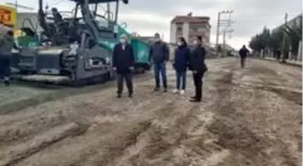 Son dakika gündem: Ergene'de beton yol yapım çalışmaları