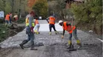 Kabaceviz Mahallesi'nde beton yol sevinci