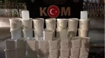 Bin 65 litre kaçak etil alkol ele geçirildi