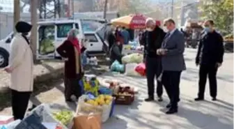 Başkan Çay halk pazarını denetledi