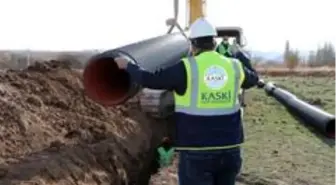 KASKİ'den Akkışla'ya 4 bin 500 metre altyapı çalışması