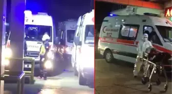 Trabzon'da pandemi hastanesi önündeki ambulans yoğunluğu endişe yarattı