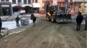 Artvin'de belediye kısıtlamayı fırsata çevirdi, alt yapı çalışmalarını tamamladı