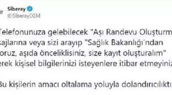 Emniyetten 'aşı' bahanesiyle dolandırıcılık uyarısı