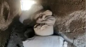 648 kilogram uyuşturucuyu menfezde saklamışlar