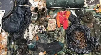 Bingöl'de PKK'lı teröristlere ait mühimmat ve malzeme ele geçti