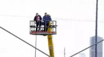 Boluspor başkanı maçı vinçte izledi