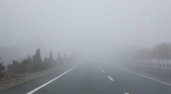 KASTAMONU - Sis ulaşımı olumsuz etkiliyor