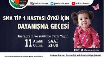 Ankara Barosu'ndan, SMA hastası Öykü için yardım kampanyası
