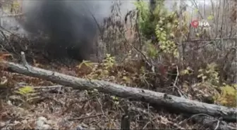 Son dakika... Amanoslar'da bulunan PKK'ya ait sığınak böyle imha edildi