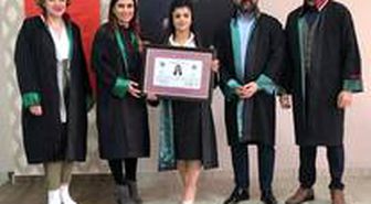 Stajyer avukatlar ruhsatnamelerini aldılar