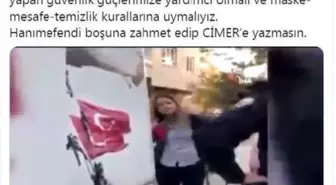 Maske takmayan kadına CİMER'den yanıt: Zahmet edip yazmasın