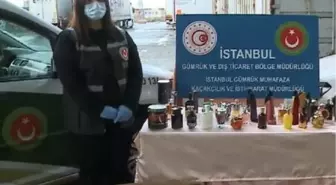 Son dakika haber! Bakanlık: 350 bin lira değerinde sahte parfüm ile nargile tütünü ele geçirildi