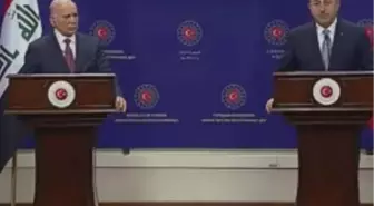 Irak Dışişleri Bakanı Fuad Hüseyin, Çavuşoğlu ile ortak basın toplantısında konuştu Açıklaması