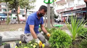 Atakum'da parklara kış bakımı
