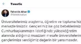 Fahrettin Altun: 'Gençlerimiz göz bebeklerimizdir'