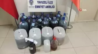 Gaziantep'te 356 litre sahte alkol ele geçirildi