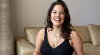 Model Ashley Graham, eşine çırılçıplak poz verdi