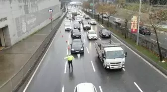 Üsküdar'da drone destekli trafik denetimi