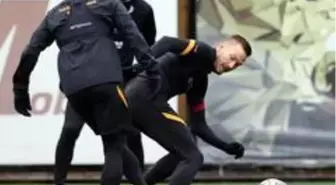 Galatasaray'da Etobo antrenmanı yarıda bıraktı