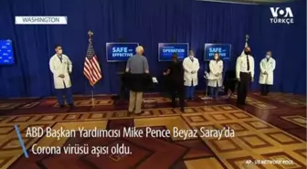 Pence Canlı Yayında Aşı Oldu