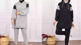 Tesettür Elbise ve Eşofman takımı Kış Modası Eliza