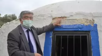 150 yıllık sarnıcın kireçle boyanmasına tepki