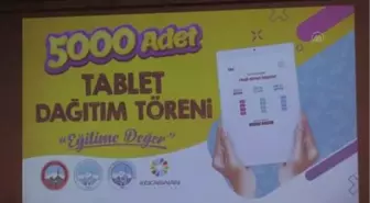 Belediyelerden eğitime 5 bin tablet desteği