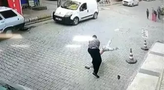 Bir çocuğu havaya kaldırıp yere çarptığı görüntüler infial yaratmıştı! Kolunu bahane eden esnafın savunması pes dedirtti