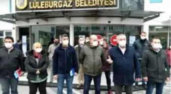 Lüleburgaz Belediyesi işçileri eylem kararı aldı