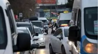 Kısıtlama öncesi trafik yoğunluğu