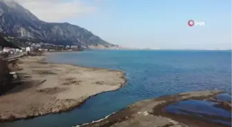 Son dakika haberleri: Eğirdir Gölü'nün su kodu son 60 yılda Aralık ayının ilk kez dip seviyesini gördü