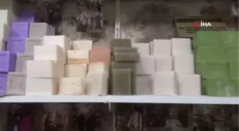 Mardin'de kış aylarında en çok badem sabunu tercih ediliyor