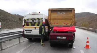 Son dakika haber! Zincirleme trafik kazasında 1 kişi yaralandı