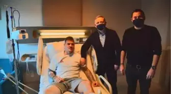 Son dakika haberleri: Göksel Gümüşdağ ve Mustafa Eröğüt'ten Skrtel'e ziyaret