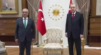 Son dakika haberi | Cumhurbaşkanı Erdoğan, DSP Genel Başkanı Aksakal'ı kabul etti (2)