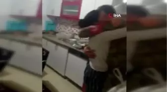 Asker oğlunu karşısında gören annesin sevinç çığlıkları