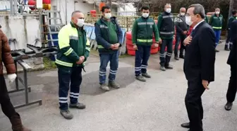 Başkan Batur, belediye personeliyle 2020'yi uğurladı