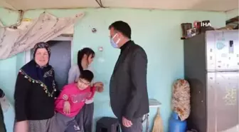 Yol yapıldı, engeller kaldırıldı...Engelli gencin yüzünü güldüren çalışma