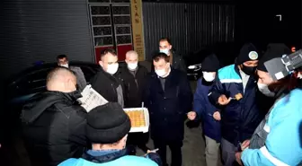 Son dakika haber | Başkan Gürkan yeni yıla görevi başında giren personelleri ziyaret etti