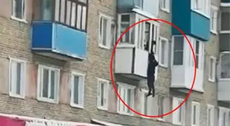 Aldatılan koca eve gelince, kadının sevgilisi camdan atladı