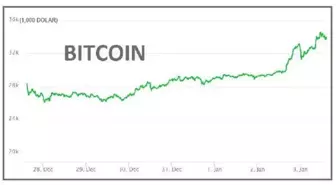 Bitcoin'de yeni zirve 34,538.36 dolar